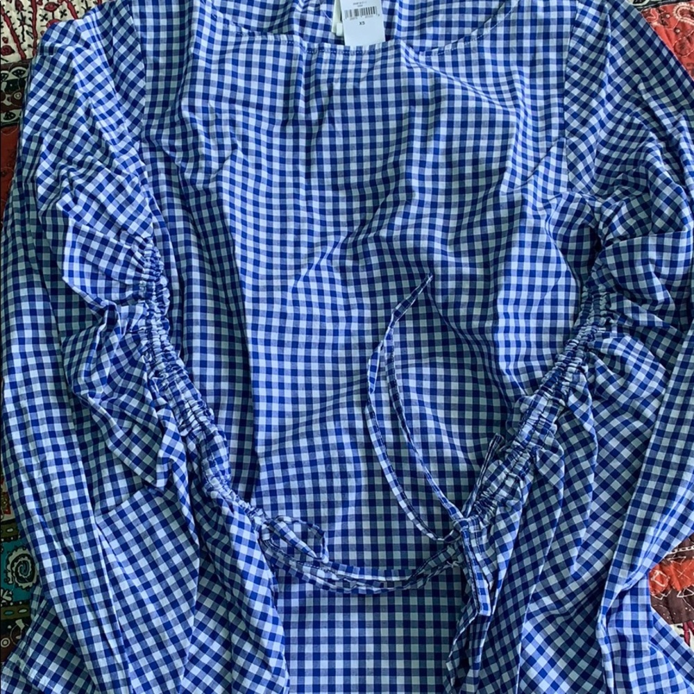 Gap Checked Blouse XS